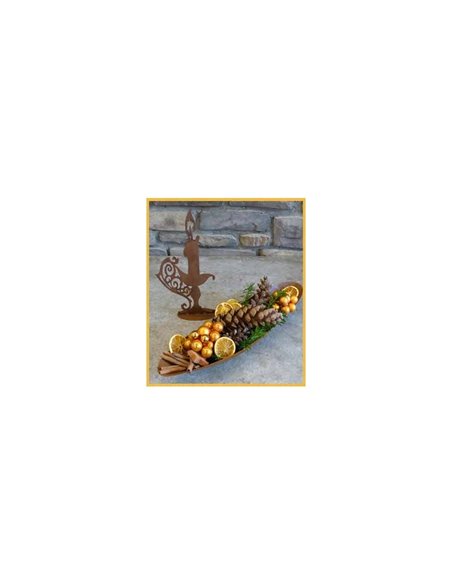 Kerzenleuchter Gloria 30cm hoch auf Bodenplatte