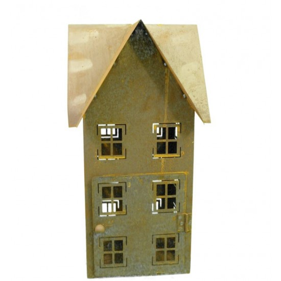 Hauslaterne groß 54 cm hoch - Windlicht Lichthaus