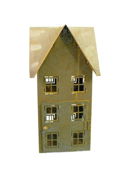 Hauslaterne groß 54 cm hoch - Windlicht Lichthaus Hauslaterne groß 54 cm hoch - Windlicht Lichthaus