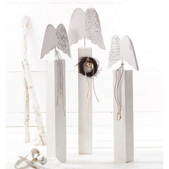 Bastelideen Buch - Holzpfosten dekorativ verziert