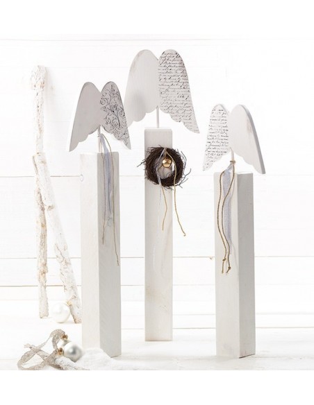 Bastelideen Buch - Holzpfosten dekorativ verziert