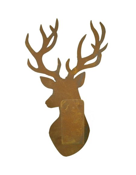 Hirsch Wandleuchter, 60 cm hoch