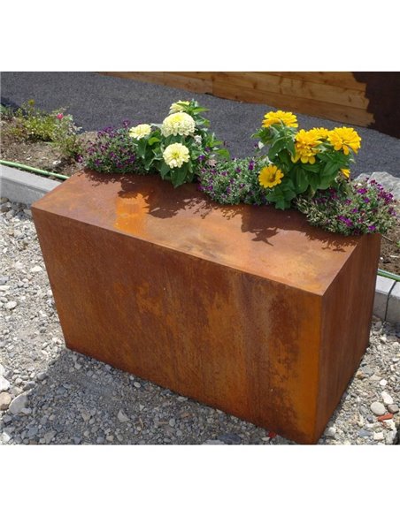 Podest mit Aussparung zum Bepflanzen im Deckel, Höhe 50 cm, Länge 80 cm