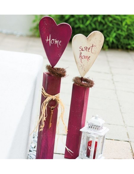 Bastelideen Buch - Holzpfosten dekorativ verziert