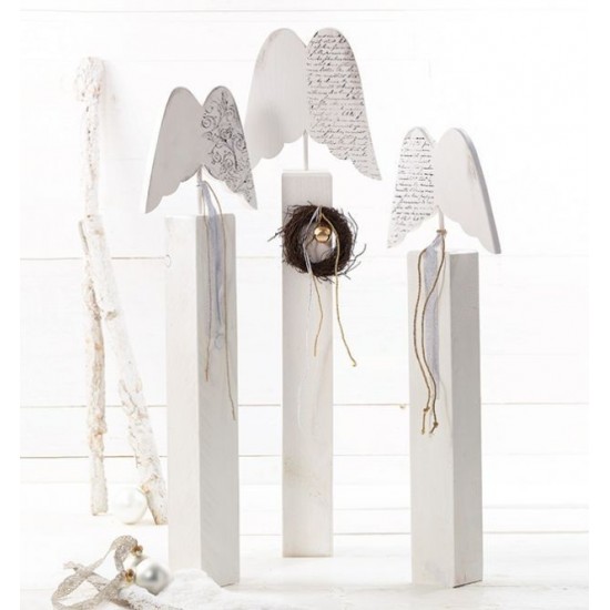 Bastelideen Buch - Holzpfosten dekorativ verziert