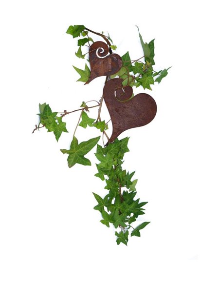 Herz Curl zum Aufhängen Höhe 15cm