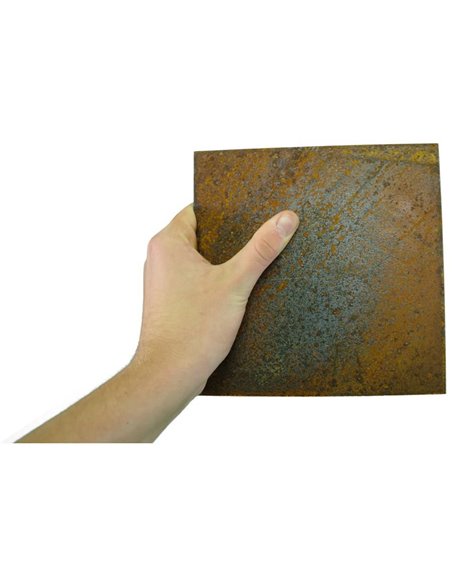 Rost Platte 19 x 19 cm als feuerfeste Abdeckung für "Nico" Säulen