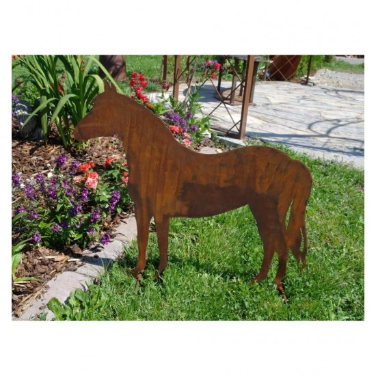 Bauernhof Pferd mittelgroß, seitlich stehend, 57cm lang, 50cm hoch