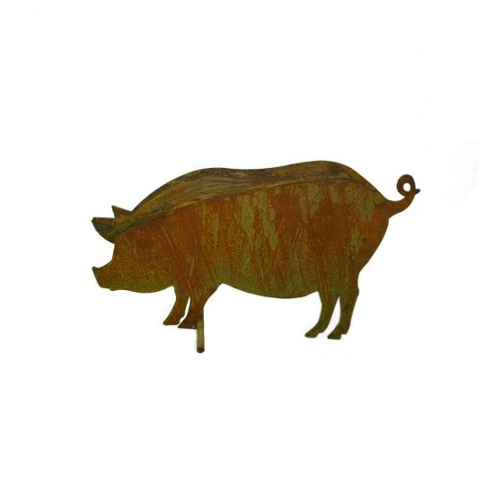 Bauernhof Tier Schwein stehend, mittelgroß, 34 cm lang, 22 cm hoch