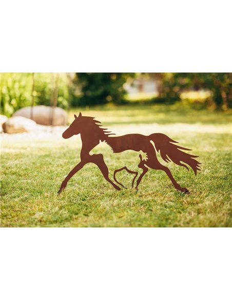 Elegant Trabende Stute 35cm Hoch - 61cm Lang (groß)