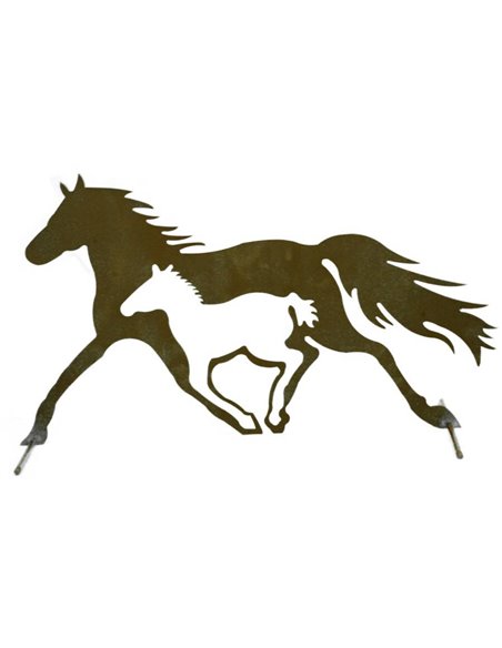 Elegant Trabende Stute 24cm Hoch - 41cm Lang  (klein)