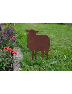Bauernhof Tier Schaf stehend von vorne, mittelgroß, 27 cm hoch, 22 cm lang 2