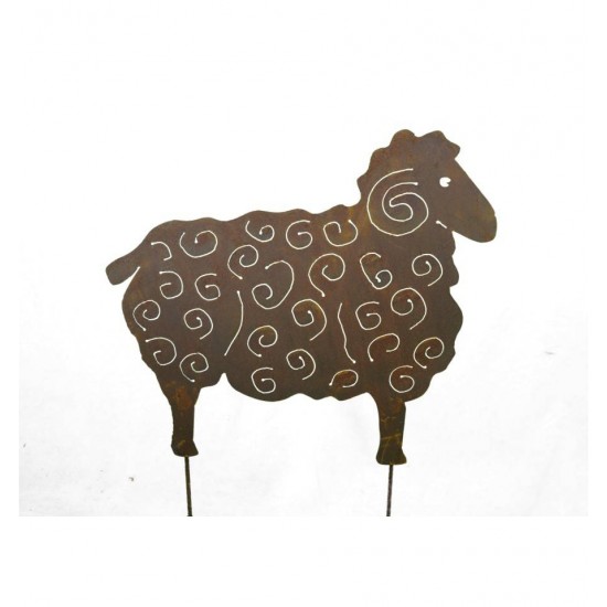 Schaf Heidschnucke zum stecken 40 x 50 cm