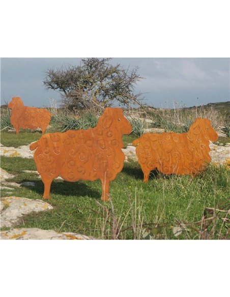 Schaf Heidschnucke zum stecken 40 x 50 cm