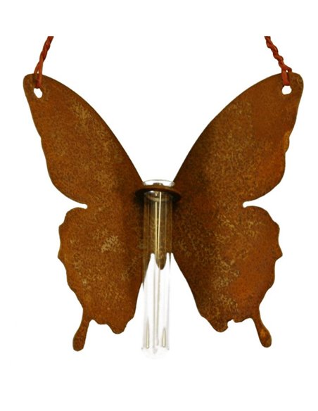 Schmetterling "Mariposa" zum Hängen mit Reagenzglas-Halter - Höhe 15 cm - Breite 20 cm