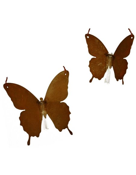 Schmetterling "Mariposa" zum Hängen mit Reagenzglas-Halter - Höhe 15 cm - Breite 20 cm
