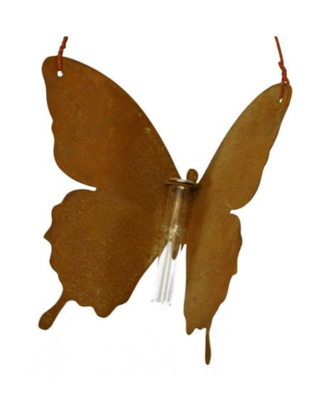 Schmetterling "Mariposa" zum Hängen mit Reagenzglas-Halter - Höhe 20 cm - Breite 26 cm
