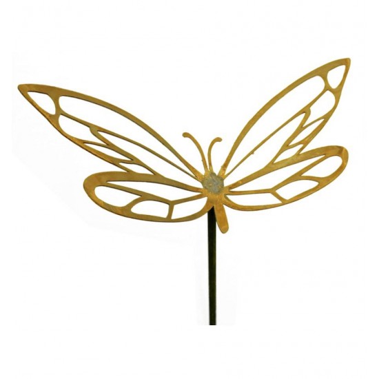 Schmetterling mit Ausschnitten,  Breite 32 cm, auf Stab