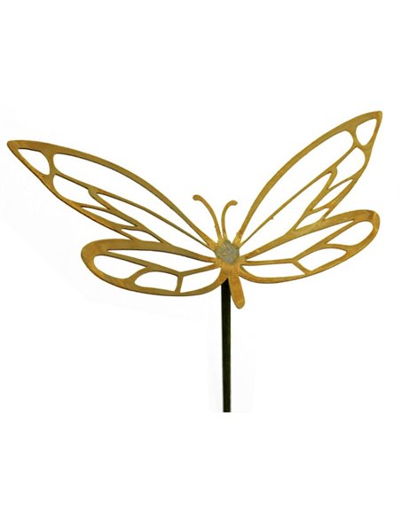 Schmetterling mit Ausschnitten,  Breite 32 cm, auf Stab
