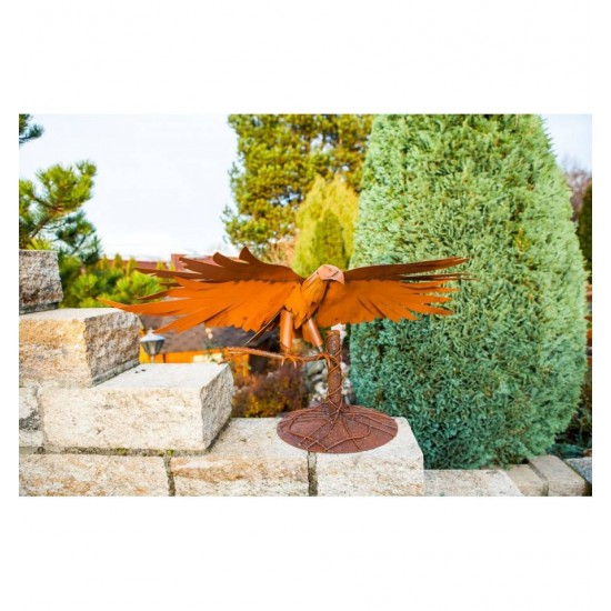 Seeadler 3D, Rost - Höhe 45 cm - Breite 94 cm - Tiefe 41 cm