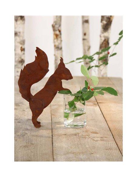 Eichhörnchen Topfgucker 25 cm hoch ( für ca 10cm Töpfe)