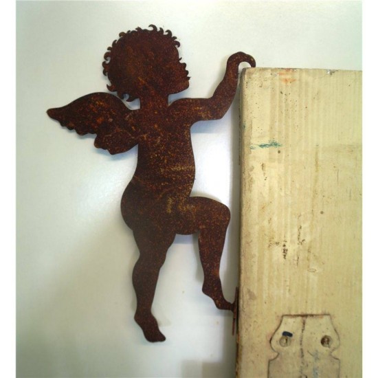 Rost Engel kletternd, zum Einhängen, Höhe 25 cm