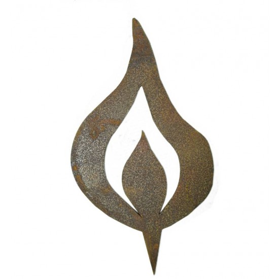 Kerzenflamme mit Spieß 20cm hoch