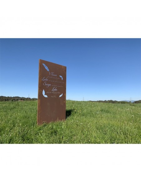 Schöne ♥ Sprüche Sichtschutzzaun, Höhe 180 cm - Tanze als würde niemand zusehen, Liebe als seist Du noch nie verletzt worden - l