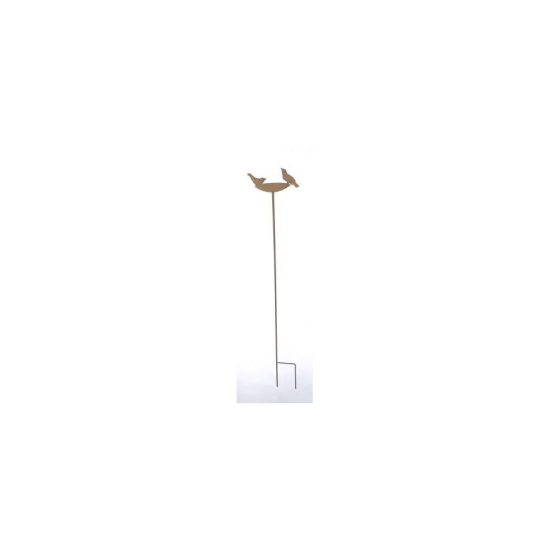 Vogeltränke Metall Vogeltränke Gartenstecker mit 2 Vögeln - 140 cm hoch 

Vogeltränke abnehmbar
Breite 30 cm
Tiefe 20 cm
Hö