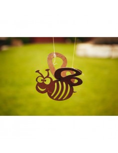 Edelrost Biene Berta Gartenfiguren Tierfiguren Haustier Gartendeko Rost Metall 