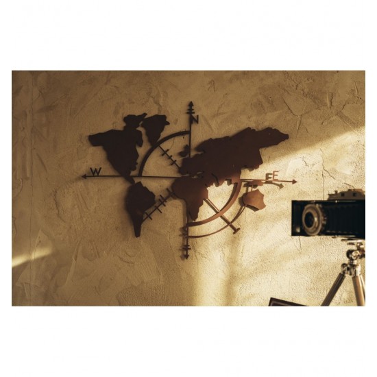 Start Wandbild Weltkarte 