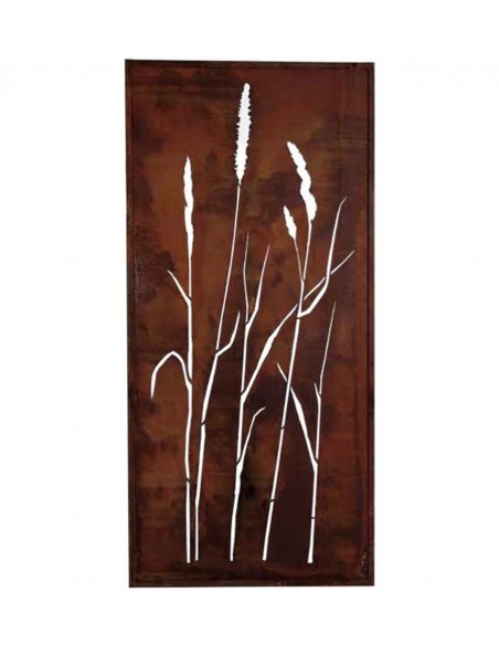 Sichtschutzwände und Paravents Metall Sichtschutzwand Gras - 2 Meter hoch - schlichte Variante 2 
Diese Gräser Sichtschutzwand 