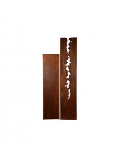 Start schmale Sichtschutzwand Metall 140 cm hoch ohne Motiv - Breite ca. 41 cm 
Höhe 140 cm
Breite ca. 41 cm
links und rech