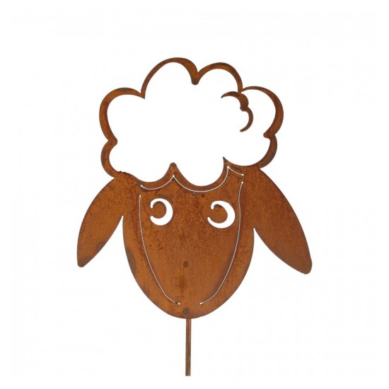 Start Gartenstecker Schaf - Schlawiner - lustig - 60 cm hoch Schafkopf 

Lustiger Schafkopf als Gartenstecker für fröhliche Be