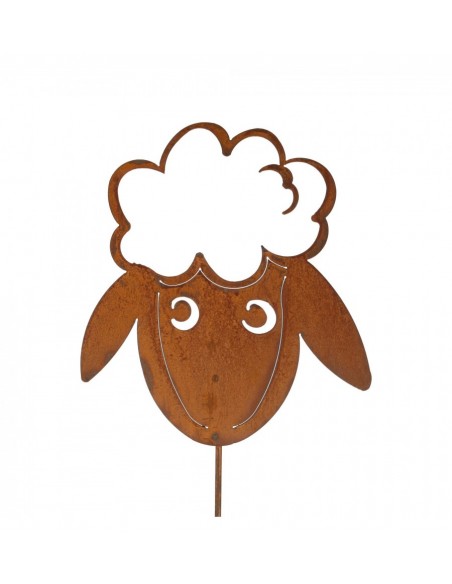 Start Gartenstecker Schaf - Schlawiner - lustig - 60 cm hoch Schafkopf 

Lustiger Schafkopf als Gartenstecker für fröhliche Be