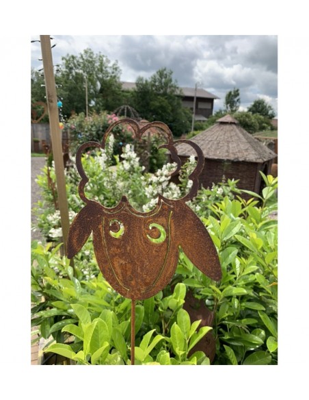 Start Gartenstecker Schaf - Schlawiner - lustig - 60 cm hoch Schafkopf 

Lustiger Schafkopf als Gartenstecker für fröhliche Be