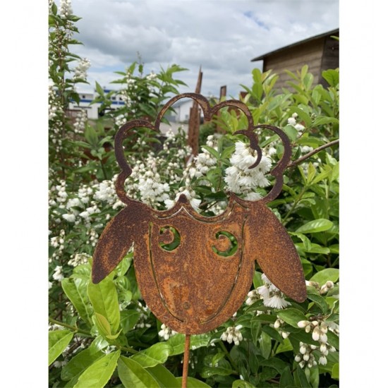 Start Gartenstecker Schaf - Schlawiner - lustig - 60 cm hoch Schafkopf 

Lustiger Schafkopf als Gartenstecker für fröhliche Be