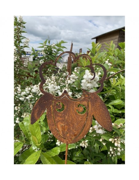 Start Gartenstecker Schaf - Schlawiner - lustig - 60 cm hoch Schafkopf 

Lustiger Schafkopf als Gartenstecker für fröhliche Be