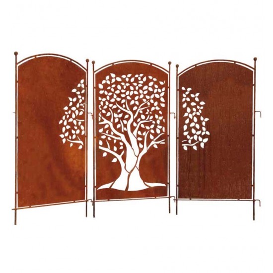 Sichtschutz Garten Günstig Sichtschutz Garten zum Stecken Baum 3er Set 140 cm 