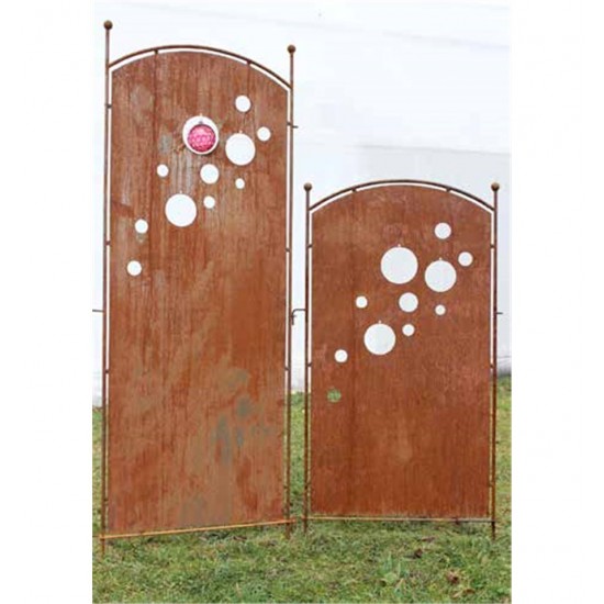 Sichtschutz Garten Günstig Sichtschutz Garten - perfora - mit Kreisen - Höhe 190 cm - zum Stecken 