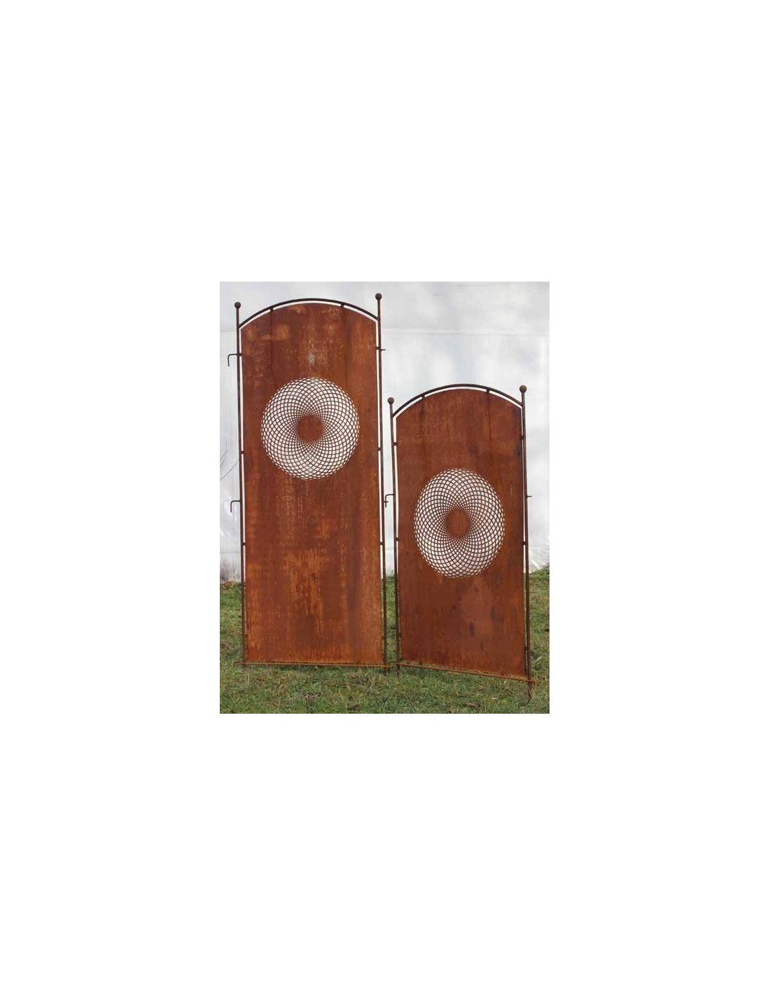 Sichtschutz Garten Spiral Höhe 190 cm zum Stecken