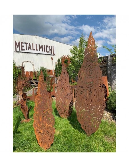 Bäume Deko Baum Zypresse - Vincent - 125 cm hoch - Metallbaum Kunstobjekt Höhe 125 cm
Breite 37 cm
auf der Rückseite ist ein Roh
