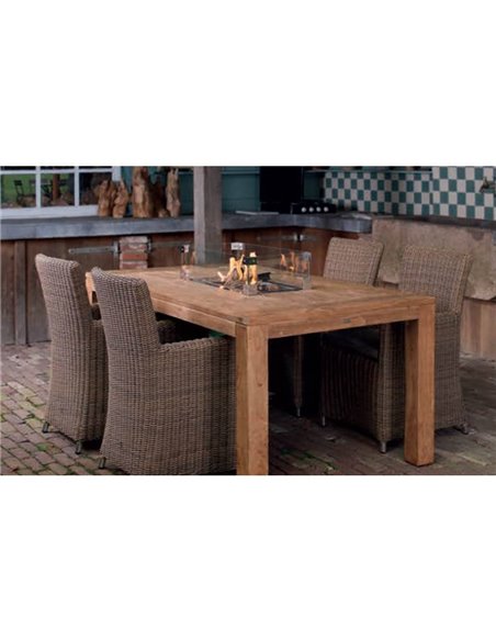 Feuertisch Einbaubrenner QUADRATISCH 39 x 39 cm Feuertisch Einbaubrenner QUADRATISCH 39 x 39 cm