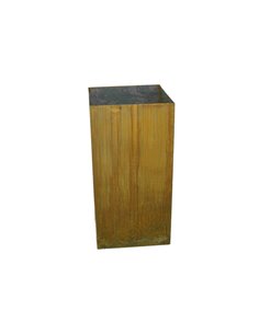 Edelrost Podest  80 cm hoch Säule