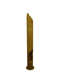 runde Leuchtsäule mit 3 Öffnungen für Kerzen 190 cm hoch