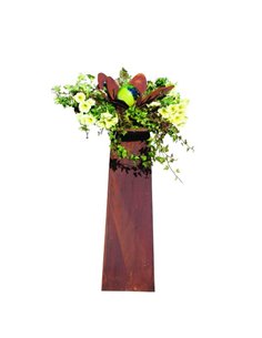 schlichtes Konusgefäß 120 cm mit 4 Stand-Kugeln á Ø 4 cm