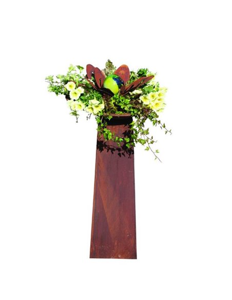 schlichtes Konusgefäß 120 cm mit 4 Stand-Kugeln á Ø 4 cm schlichtes Konusgefäß 120 cm mit 4 Stand-Kugeln á Ø 4 cm