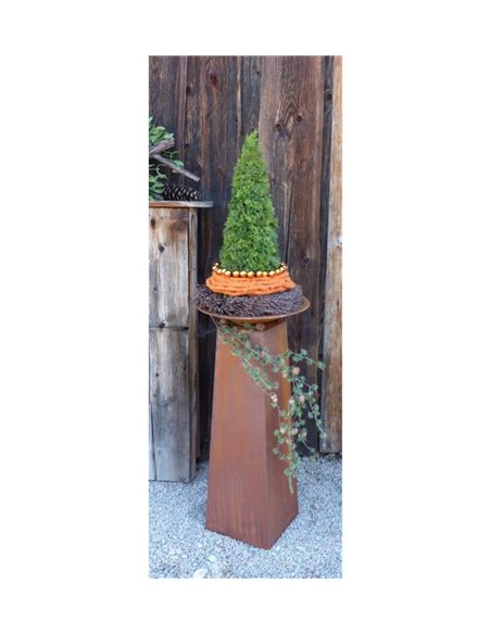 schlichtes Konusgefäß 120 cm mit 4 Stand-Kugeln á Ø 4 cm schlichtes Konusgefäß 120 cm mit 4 Stand-Kugeln á Ø 4 cm