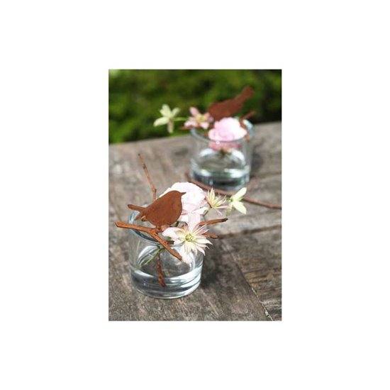 Glas Windlicht Ø 12 cm - Höhe 12 cm