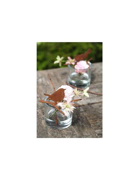 Glas Windlicht Ø 12 cm - Höhe 12 cm